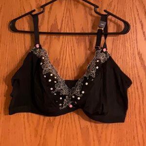 Cacique Elegant Black Lace Bralette